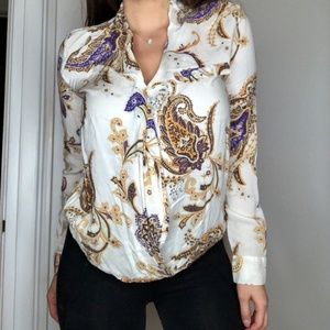 Paisley print blouse